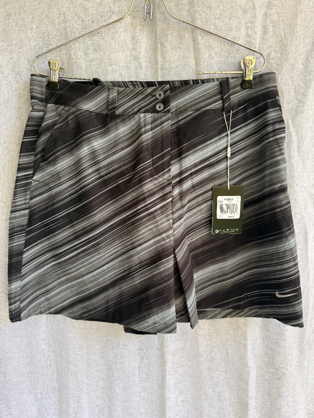 Nike Golf Hyper Speed Tech Skort | Size 8 | Purple Gray Stripe | NWT | Athleisur